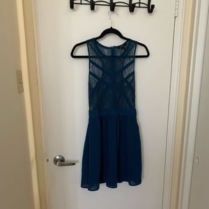 Forever 21 Blue Lace Dress